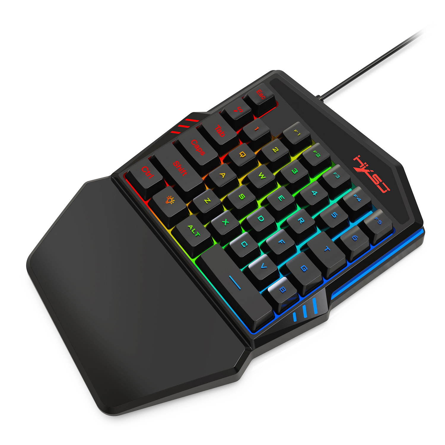 Gaming Keyboard Half - HXSJ V100 V100-2 35 tasti tastiera