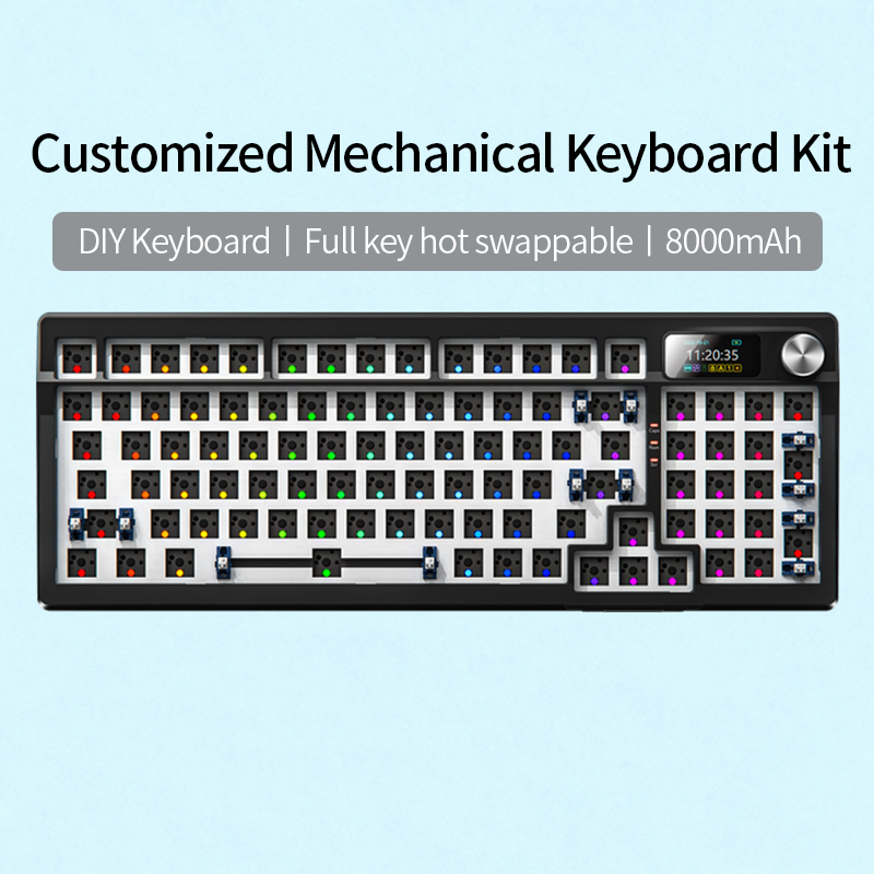 Keyboard Gaming Transparent - KIT tastiera meccanica YINDIAOY95 con schermo
