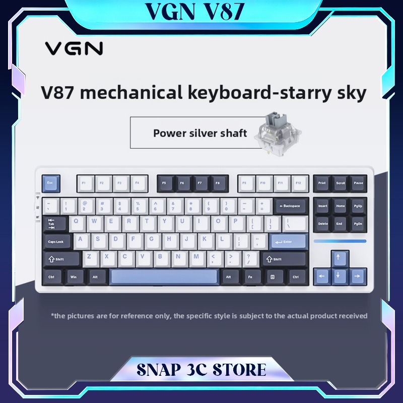 Gaming Keyboard Thocky - Tastiera Meccanica Wireless VGN V87 TKL