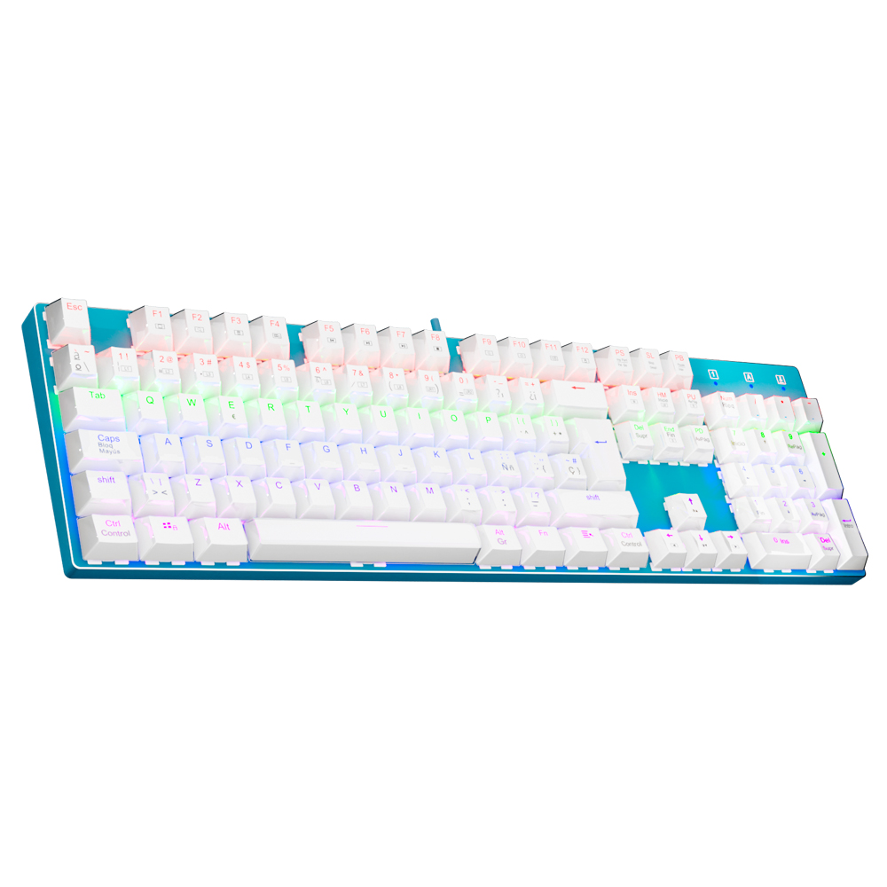 Gaming Keyboard Blue Switches - E-YOOSO Z88 Rainbow FALCON Tastiera Meccanica