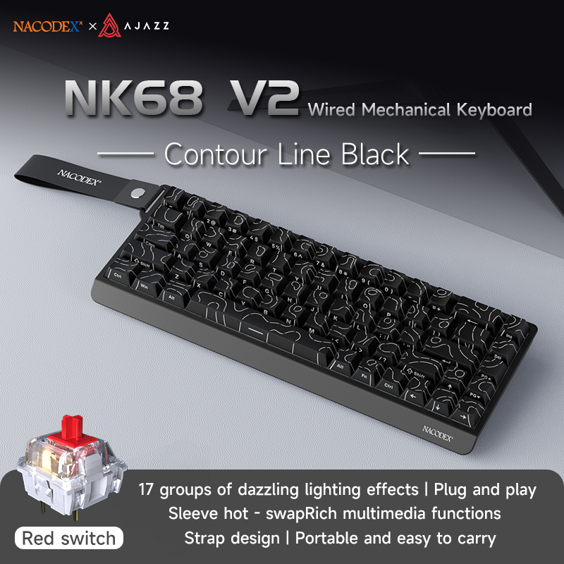 Gaming Keyboard Blue Switches - La tastiera meccanica da gaming AJAZZ