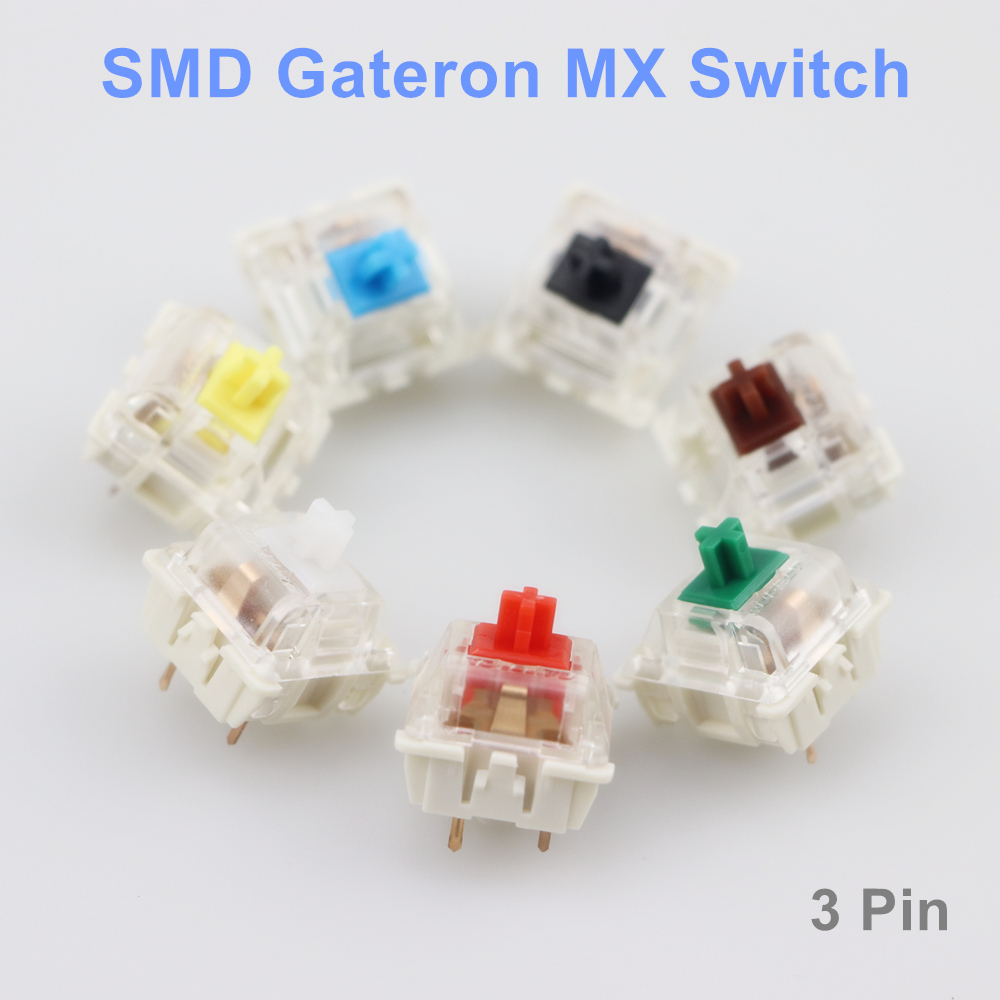 Gaming Keyboard Blue Switches - Interruttori Gateron SMD nero rosso marrone