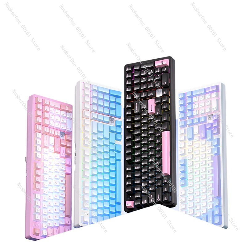 Gaming Keyboard Wireless - Tastiera meccanica in lega di alluminio,