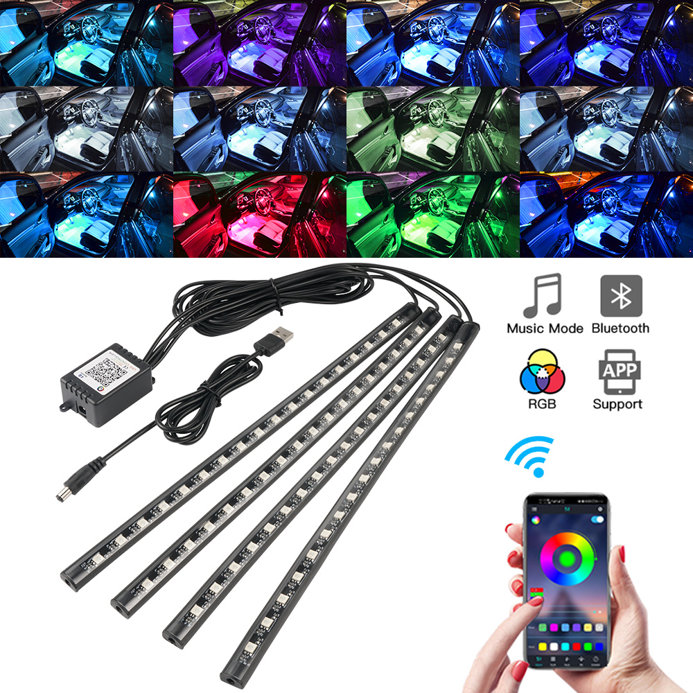 Rgb Underglow Strip - Neon LED Interni Luce per auto