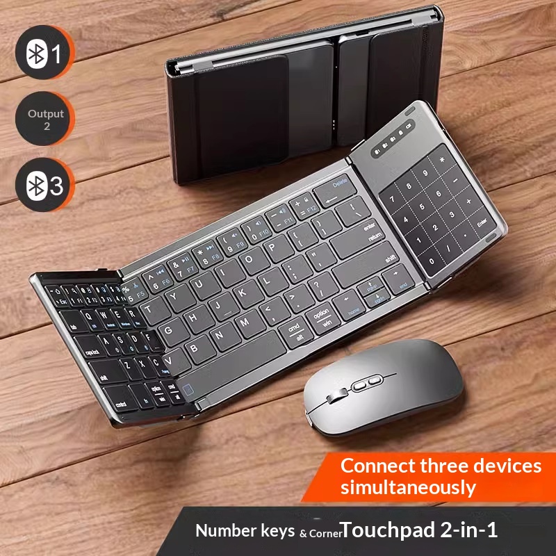 Gaming Keyboard Wireless - Tastiera Bluetooth wireless Mengzu Tri Fold
