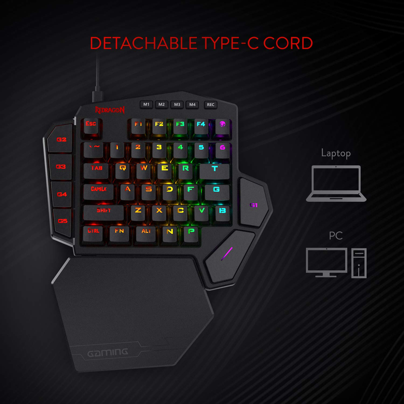 Redragon K585 DITI Tastiera da - Gaming Keyboard Half recensione e prezzo