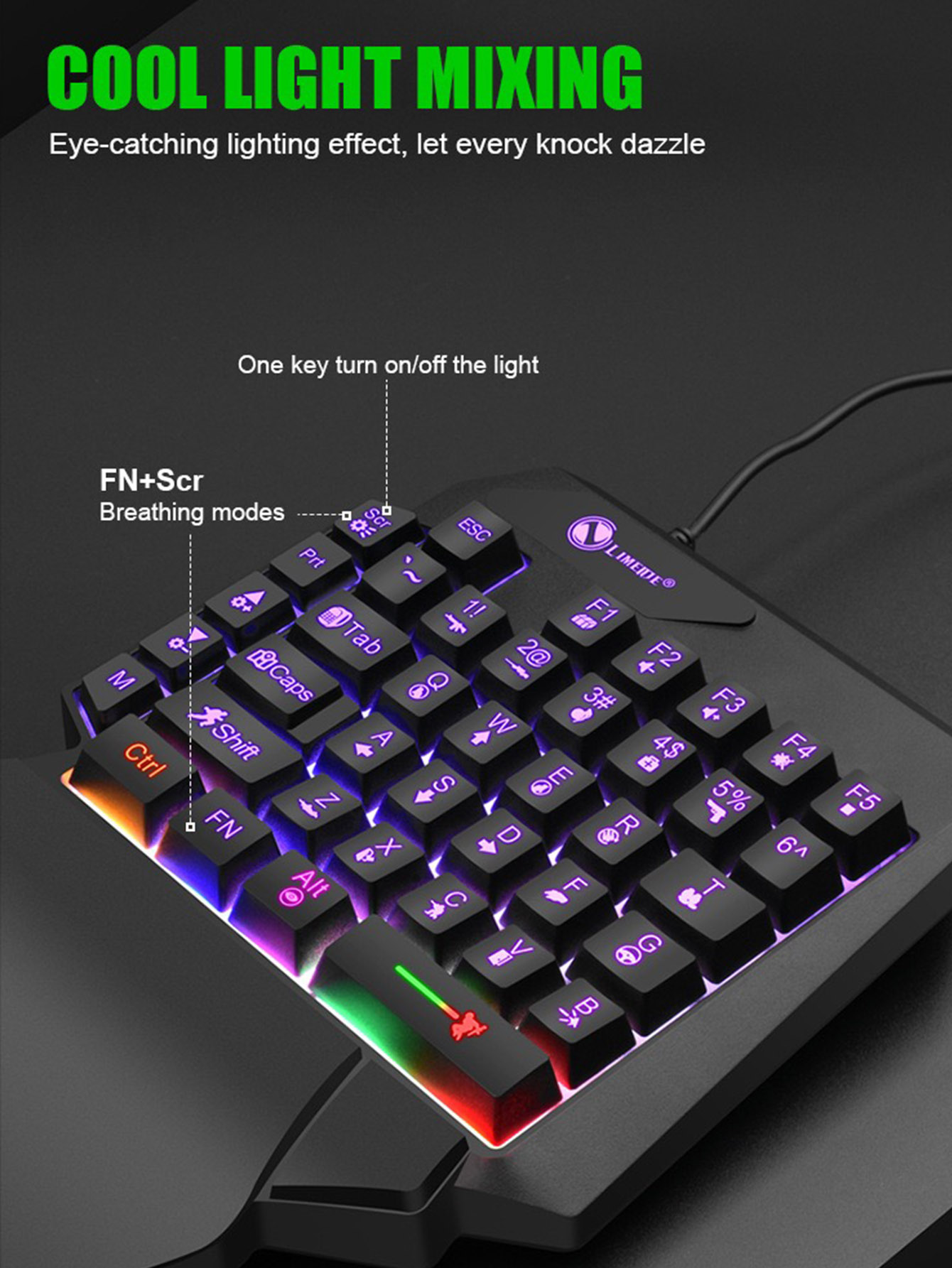 Tastiera Meccanica da Gioco Ca - Gaming Keyboard Half recensione e prezzo