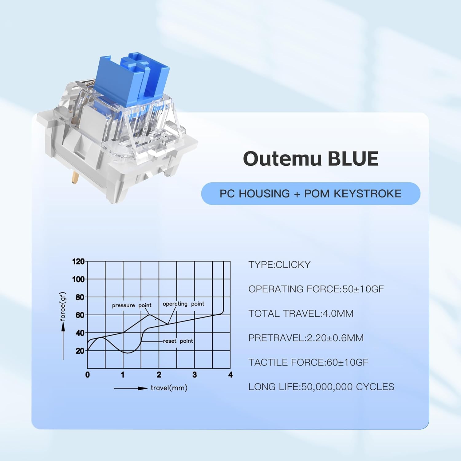 100 pratici interruttori blu,  - Gaming Keyboard Blue Switches recensione e prezzo
