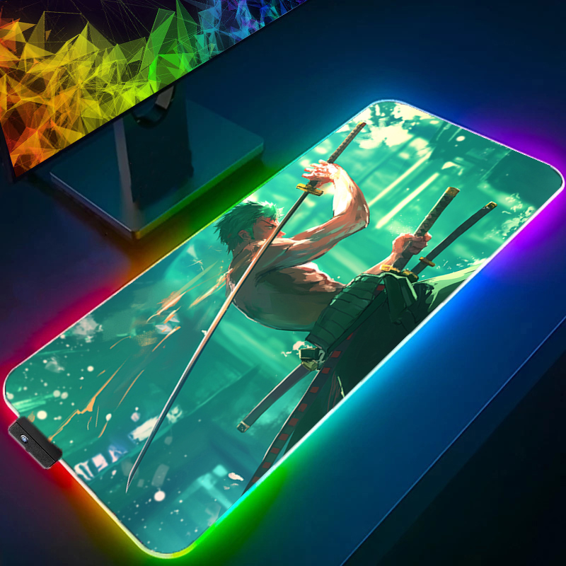 ONE PIECE Zoro Mouse Pad RGB A - Gaming Keyboard No Rgb recensione e prezzo