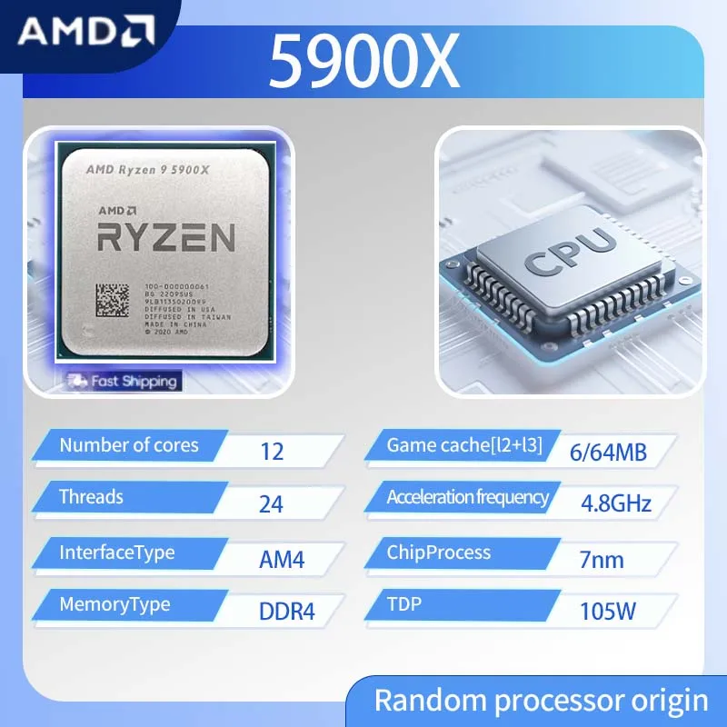 Processore AMD Ryzen 9 5900X R - Amd Cpu Ryzen 9 recensione e prezzo