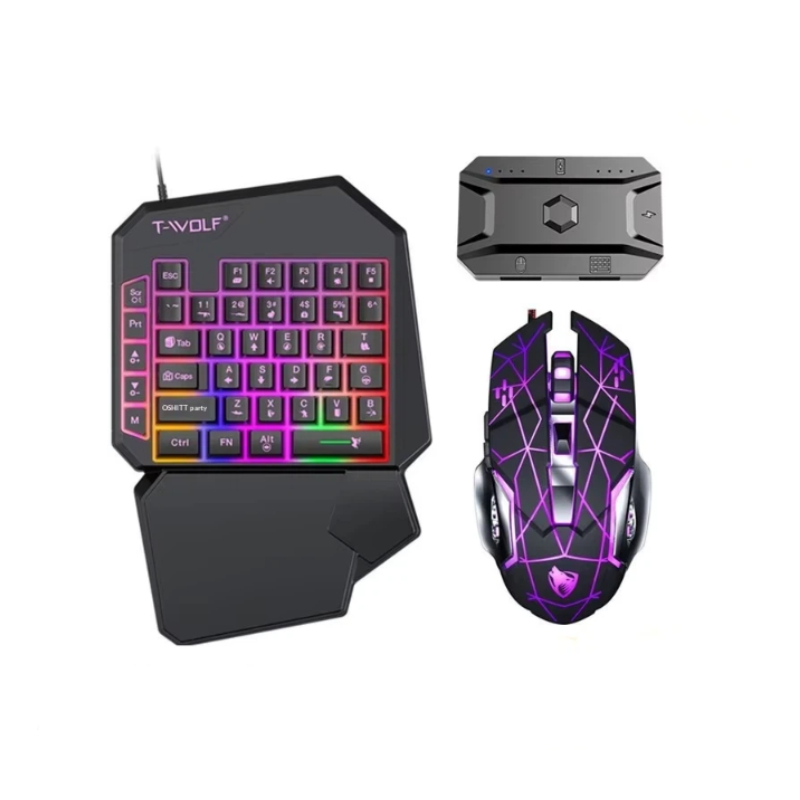 T-Wolf Tf950 5 in 1 Set Tastie - Gaming Keyboard Half recensione e prezzo