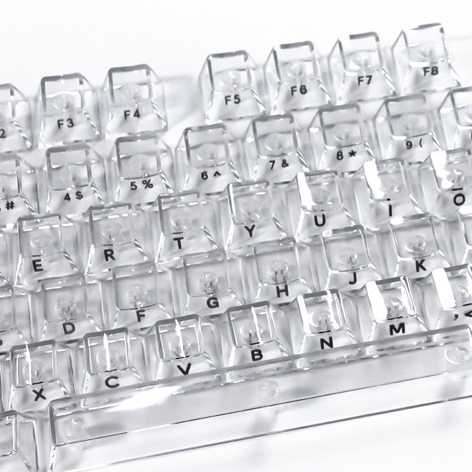 Keycap trasparenti in cristall - Keyboard Gaming Transparent recensione e prezzo