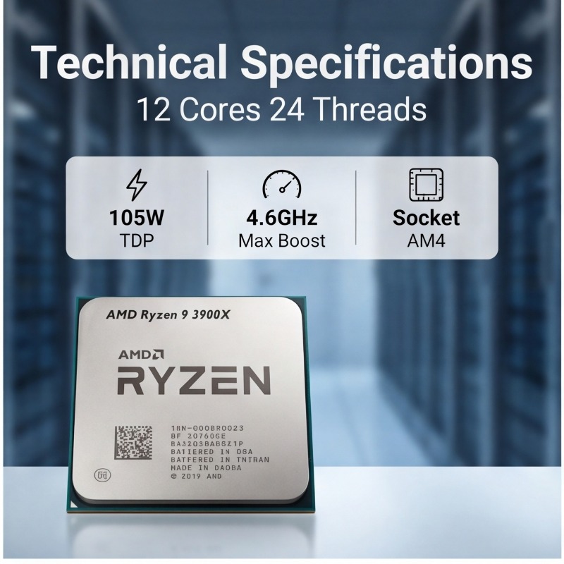 Processore Ryzen 9 3900X per d - Amd Cpu Ryzen 9 recensione e prezzo