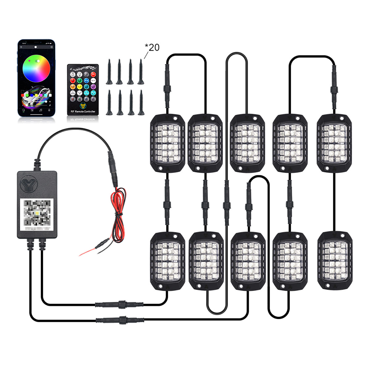 Striscia luminosa per telaio a - Rgb Underglow Strip recensione e prezzo