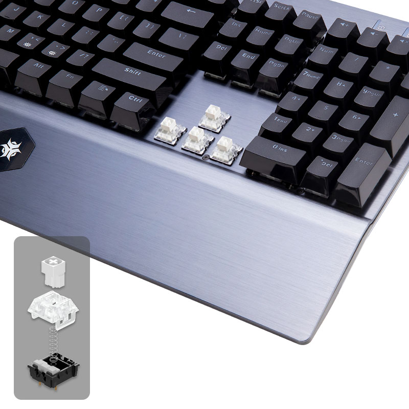 HEXGEARS GK739 Tastiera da gio - Gaming Keyboard Blue Switches recensione e prezzo