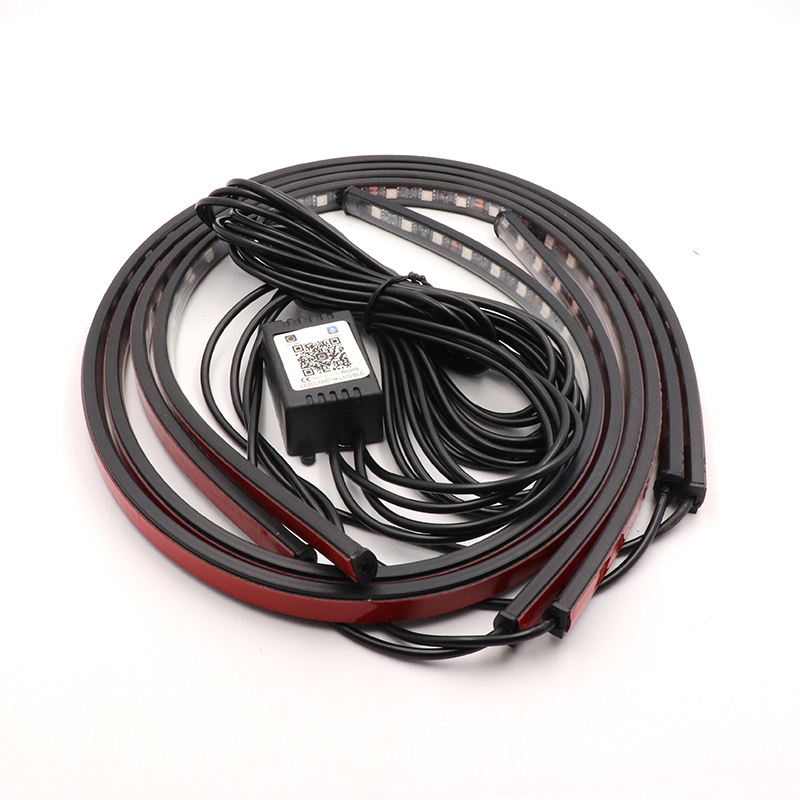 Niscarda 4PCS 12V IP65 App Con - Rgb Underglow Strip recensione e prezzo